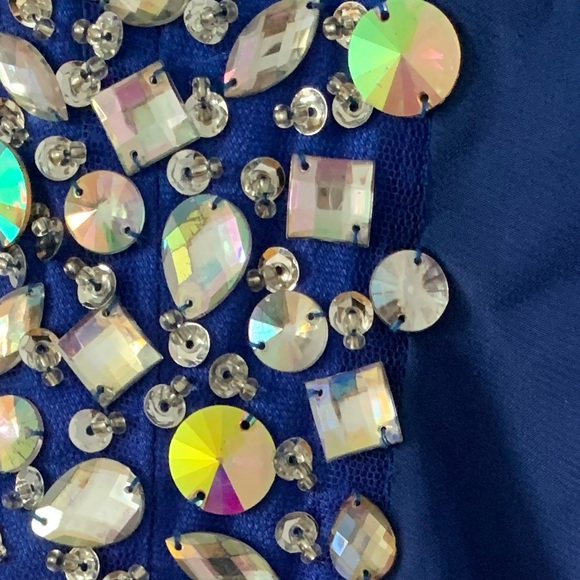 stunning beautiful evening maxi dress with sparkle - Picture 6 of 6